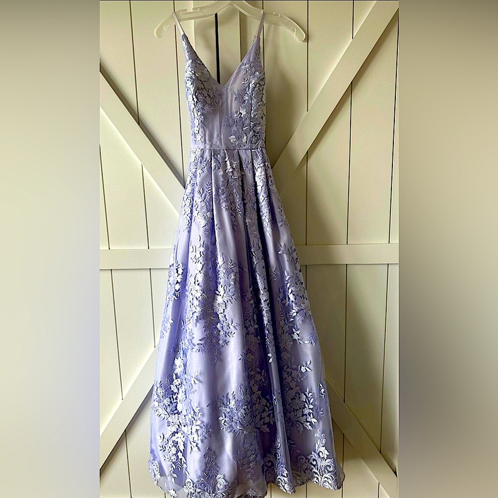 Purple prom dress
